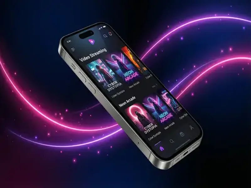 蘑菇视频手机客户端界面展示